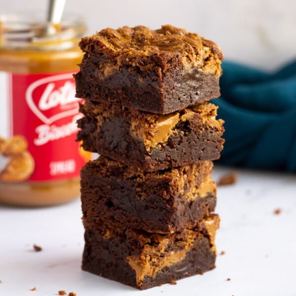 Lotus Biscoff Brownie