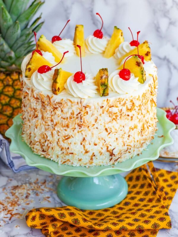 Coconut & Pineapple Paradise Cake